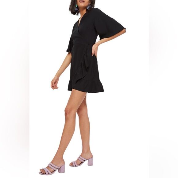 NWT Topshop Ruffle Minidress 2 - Picture 1 of 3